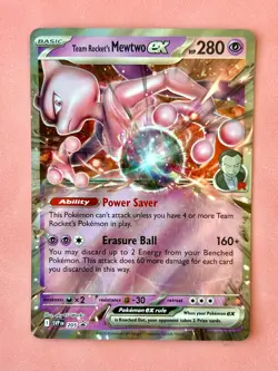 Team Rocket's Mewtwo ex 205 Sv: Scarlet & Violet Promo Cards Holo - Image 1
