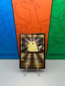 PIKACHU 2021 POKEMON CELEBRATIONS #58/102 GOLD METAL CARD UPC | NM - Image 1