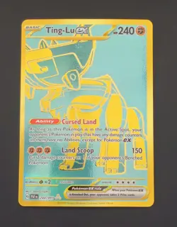 Ting-Lu ex 244/091 SV: Paldean Fates Hyper Rare Pokemon TCG Card NM - Image 1