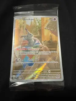 Pokemon TCG Mimikyu Scarlet & Violet Promo Card 075/Promo Factory Sealed - Image 1