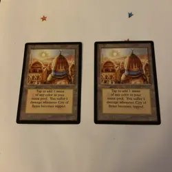 MTG 2x City Of Brass Arabian Nights Reprint - Image 1