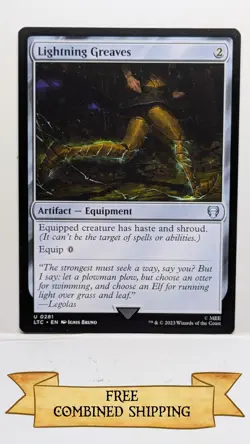 Lightning Greaves Commander: the Lord of the Rings: Tales of Middle-Earth... - Image 1