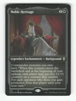 Noble Heritage (Foil Etched) R Commander Legends: Battle for Baldur's Gate 478 L - Image 1