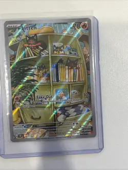 Litten (167/162) Temporal Forces - Illustration Rare| Pokemon TCG | NM - Image 1