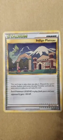 Indigo Plateau - Pokemon TCG - LP - Uncommon - Triumphant - Free UK P&P - Image 1