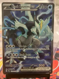 Black Kyurem ex 218/191 Surging Sparks - Full Art Pokemon Card - Image 1
