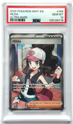 Hilda 164/086 - Pokemon TCG - White Flare Ultra Rare Holo - PSA 10 - Image 1