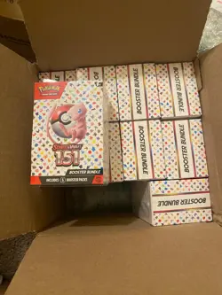Pokemon 151 Booster Bundle Sealed SV English (10 Boxes) - Image 1