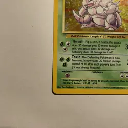 Pokemon TCG Nidoking Base Set 2 Unlimited Holo 11/130 WOTC Vintage 2000 - Image 5