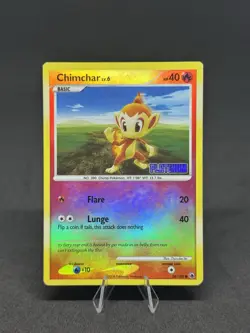 Pokemon TCG Chimchar Reverse Holo Stamped Platinum 56/100 - Image 1