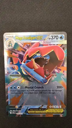 Mega Feraligatr ex 043/217 - Pokemon TCG Ascended Heroes - Near Mint NM - Image 1