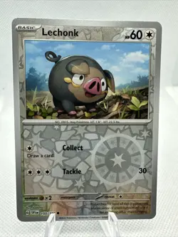 Lechonk 155/198 Reverse Holo Pokemon TCG: Scarlet & Violet Near Mint (NM) - Image 1
