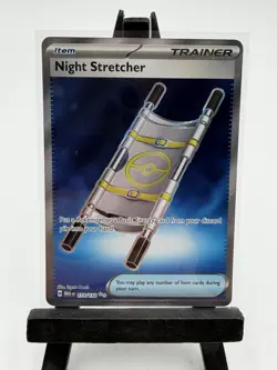 Pokemon Night Stretcher 173/132 Me01: Mega Evolution Holo Full Art - Image 1