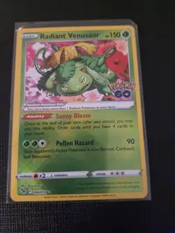 Radiant Charizard Radiant Blastoise Radiant Venusaur Set Pokemon Go TCG 011 NM- - Image 2