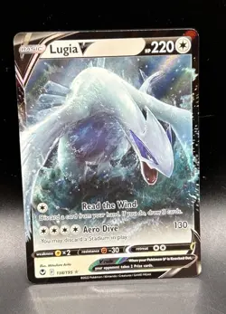 Lugia V Silver Tempest Sword & Shield 138/195 Pokemon TCG NM Free Ship - Image 1