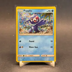 Pokemon McDonalds 2017 Popplio Holo 4/12 | MP Moderate Play - Image 1