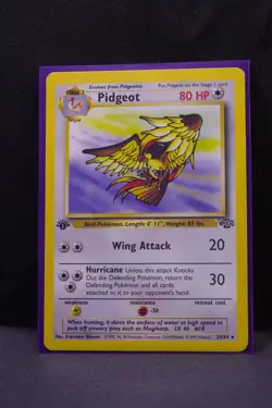 1ST Edition Pidgeot 24/64 Pokemon TCG Jungle Set Non-Holo Rare - Image 3