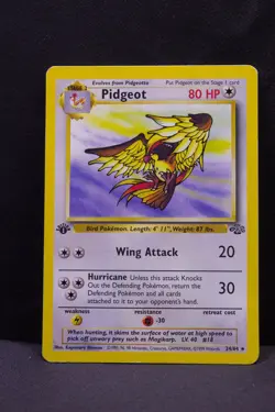 1ST Edition Pidgeot 24/64 Pokemon TCG Jungle Set Non-Holo Rare - Image 4