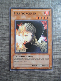 Yugioh Fire Sorcerer 1st Edition LON-036 - Image 1