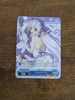 Beautiful Waifu Card - Swimsuit Eris - E079 U Weiss Schwarz Konosuba Card - Image 1