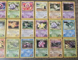 Vintage Pokemon Card Lot Of 18 Gym Heroes Set - Image 3