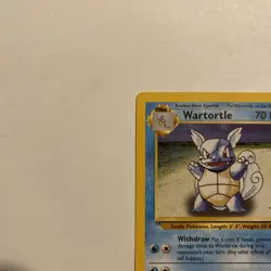 Wartortle Gold W Stamp Stamped Pokemon Card - WOTC Promo - Base 2 - 63/130 - LP - Image 2