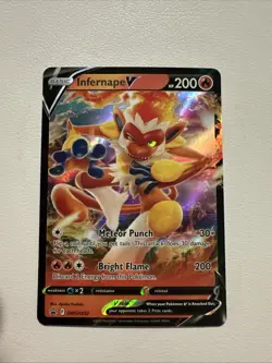 Infernape V SWSH252 SWSH: Sword & Shield Promo Cards Holo - Image 1