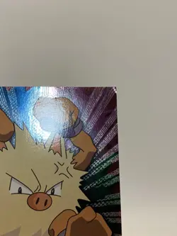 Pokemon Topps Primeape #57 HOLO Textured Foil Black Label Card - Image 5