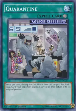 Quarantine - MP17-EN157 - Common - 1st Edition Near Mint Yugioh Card - Image 1