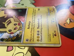 Pokemon Pikachu Holo Black Star Promo HGSS03 2010 Rare HeartGold Card LP/NM - Image 4