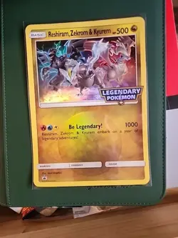 Jumbo Reshiram, Zekrom & Kyurem Promo Card 2018 Pokemon Legendary Dragon Majesty - Image 1