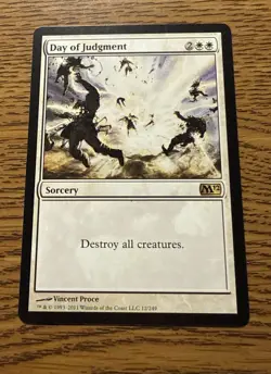 Day of Judgment Magic 2012 (M12) Regular R MTG MAGIC THE GATHERING NM - Image 1