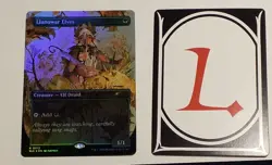 Llanowar Elves Secret Lair Countdown Kit Foil - Image 1