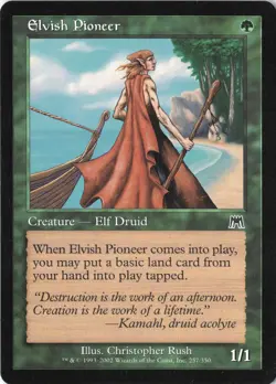 Elvish Pioneer C Onslaught 257 NM/LP - Image 1