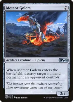 Meteor Golem [Core Set 2020] Foil Near Mint - Image 1