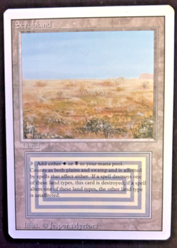 Vintage MTG Power Staples Lot – Scrubland + Wheel of Fortune + Demonic Tutor,etc - Image 1