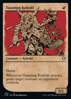 Magic the Gathering (mtg): CLB: Taunting Kobold - Showcase - Image 1