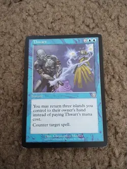 MTG Thwart Mercadian Masques Regular, See Desc - Image 1