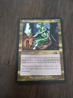 MTG Pernicious Deed Apocalypse Regular, See Desc - Image 1