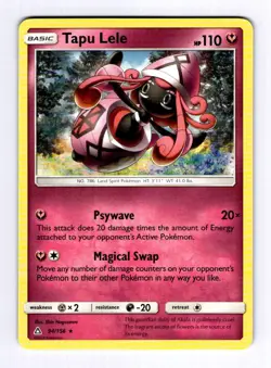 Tapu Lele SM - Ultra Prism #94 (2018) Rare NM Pokemon - Image 1