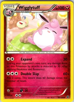 Wigglytuff 66/124 XY - Fates Collide Pokemon TCG NM Regular - Image 1