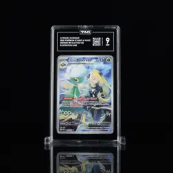2025 POKEMON DRI EN-DESTINED RIVALS ILLUSTRATION RARE CYNTHIA'S ROSERADE TAG 9 - Image 1