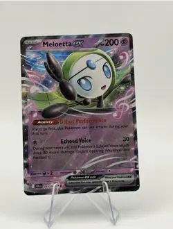 Pokemon TCG Meloetta EX Double Rare Black Bolt Holo 044/086 - Image 1