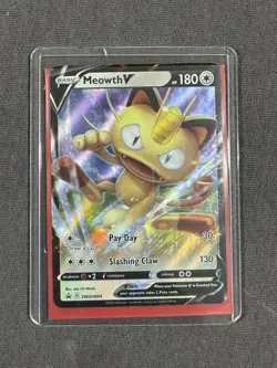 Pokemon TCG Meowth V SWSH Black Star Promos SWSH004 Holo Promo - Image 3
