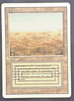 MTG 1994 SCRUBLAND Revised Edition PLAYED - Image 1