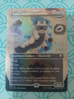 Appa, Steadfast Guardian (Borderless) Avatar: The Last Airbender Foil - Image 1