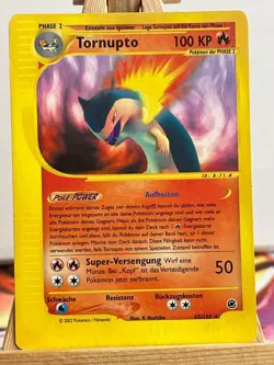 Tornupto 65/165 Rare Expedition Deutsch Exc Pokemon - Image 1