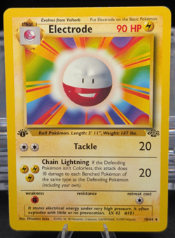Pokemon 1st Edition Electrode 18/64 Jungle TCG Non-Holo Rare Card 1999 WOTC - Image 1