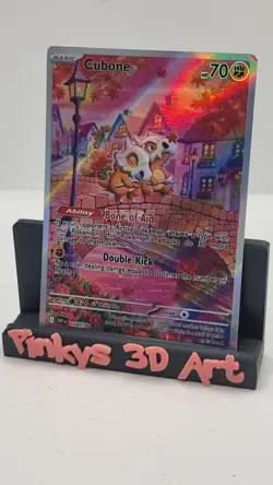 cubone Pokemon card gem vol 3 ENG ( fan art) crd1701 - Image 1