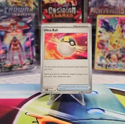 Ultra Ball 091/091 - Paldean Fates - Uncommon - Pokemon Card TCG - NM - Image 1
